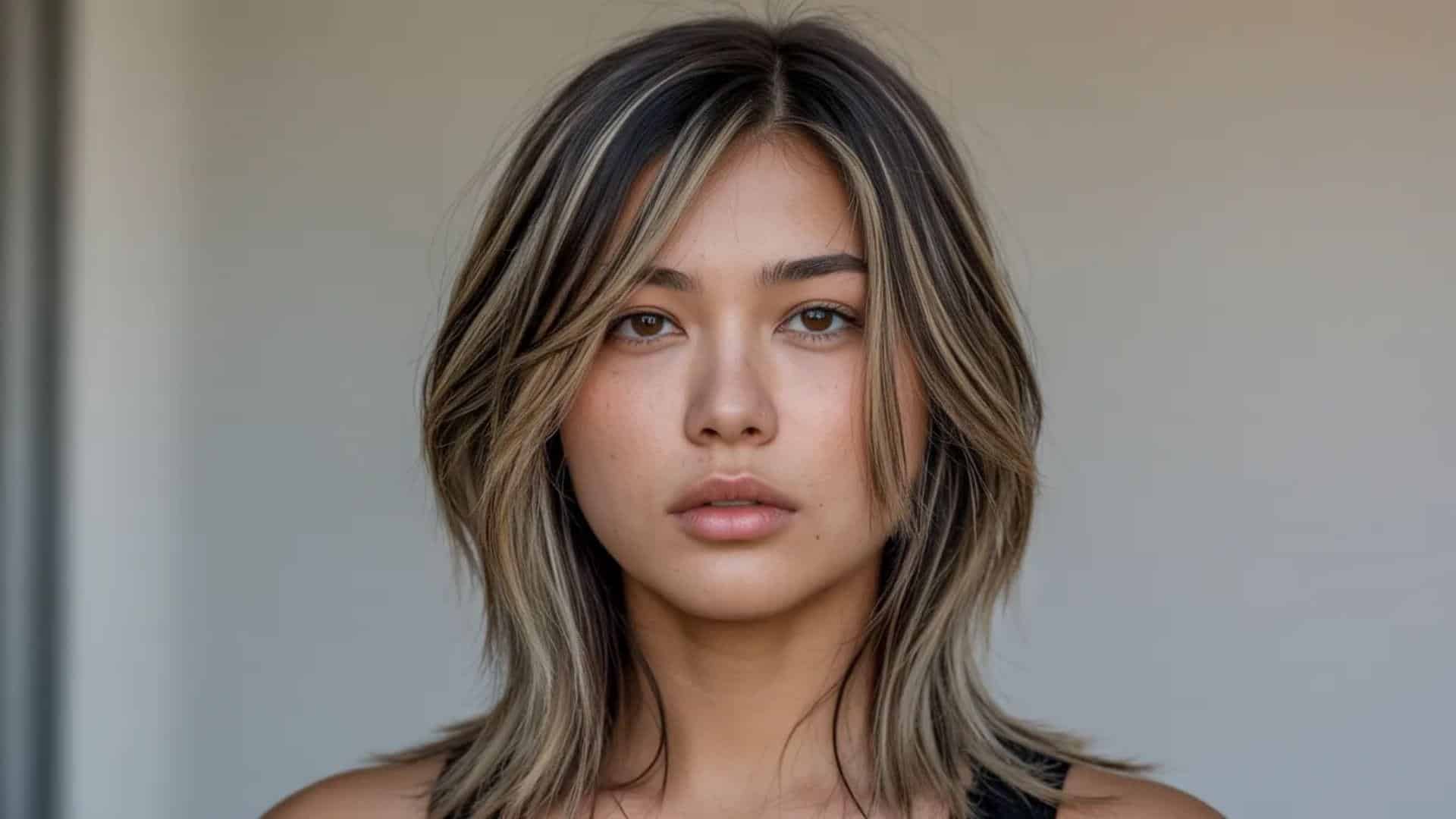 A woman with a short haircut wearing a black top, looking confidently at the camera.