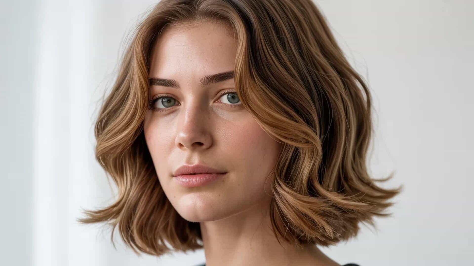 Textured Shoulder-Length Lob