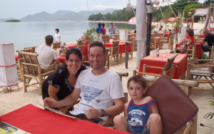 Beach side dining at 'Our Place' (Chaweng Beach)