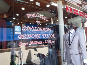 Saville Row Bespoke Tailor. Located in Chaweng town. They did a great job