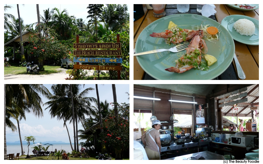 The Beach Restaurant (South end of Koh Samui). Their sea prawns rocked my world!