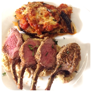 lamb racks with dukkah crust