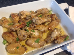 Lemon, honey, garlic chicken wings recipe