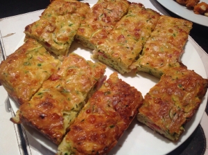 Zucchini slice