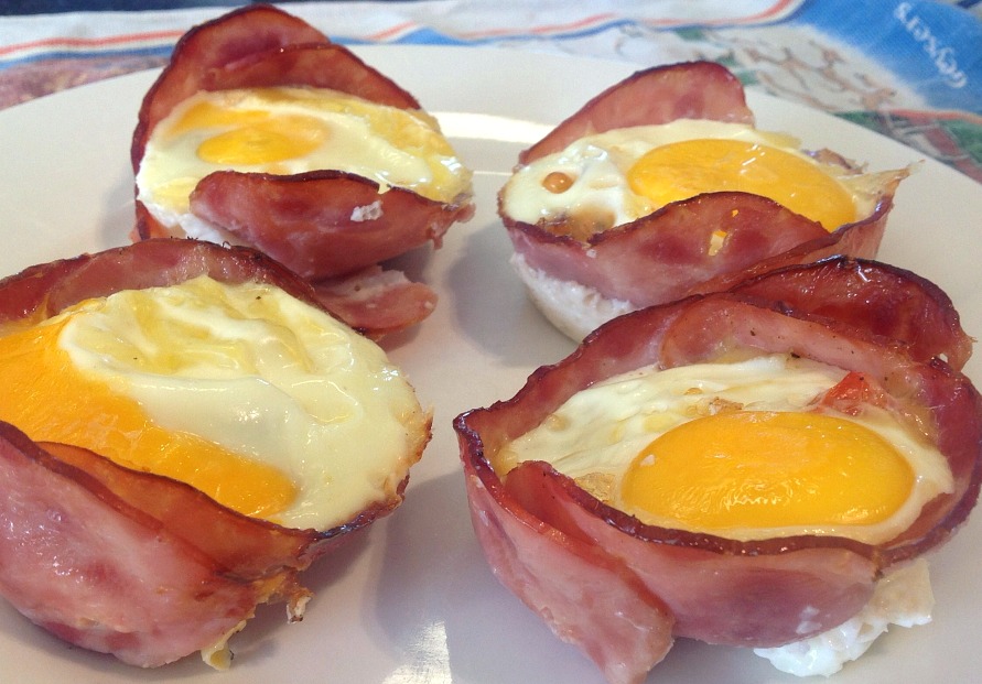 bacon and egg cupcakes