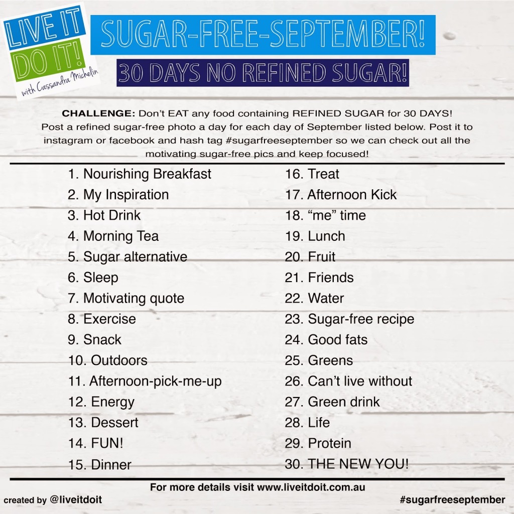 Sugar free september- 20142