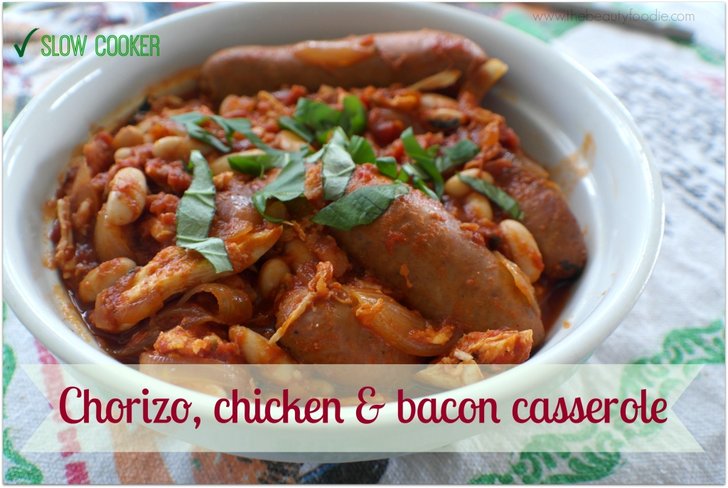 chorizo chicken and bacon slow cooker