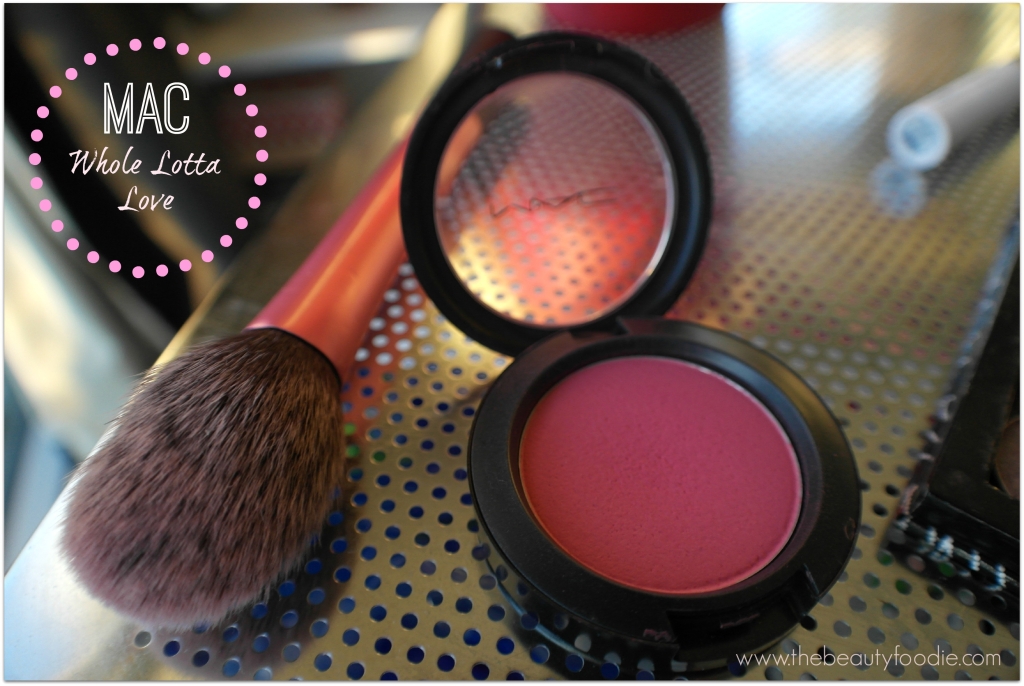 mac whole lotta love blush review