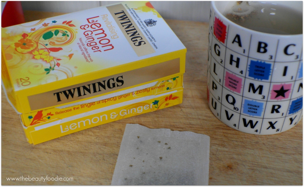 Twinings Lemon and ginger tea