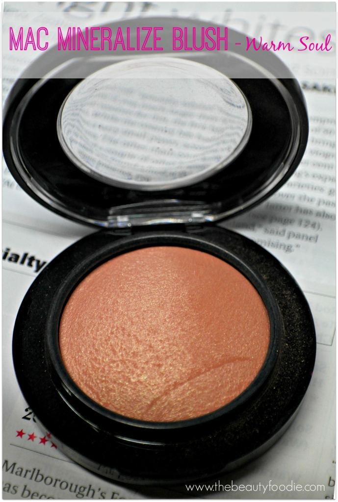 Mac Mineralize blush warm soul