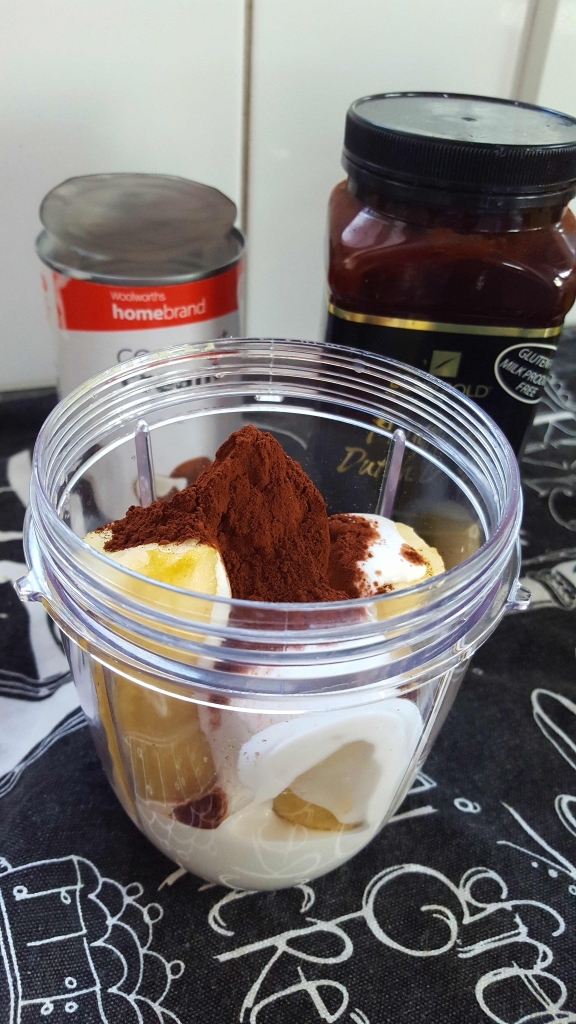 chocolate banana ice cream nutribullet