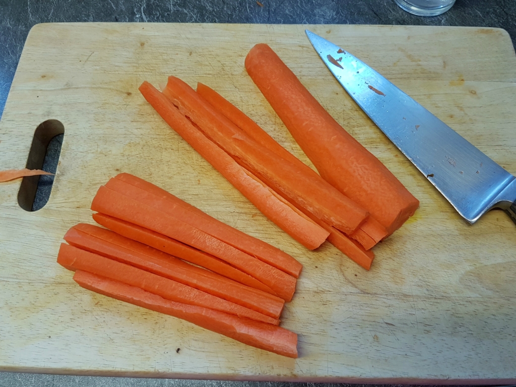 Roast Carrot Salad with Spiced Yogurt Dip
