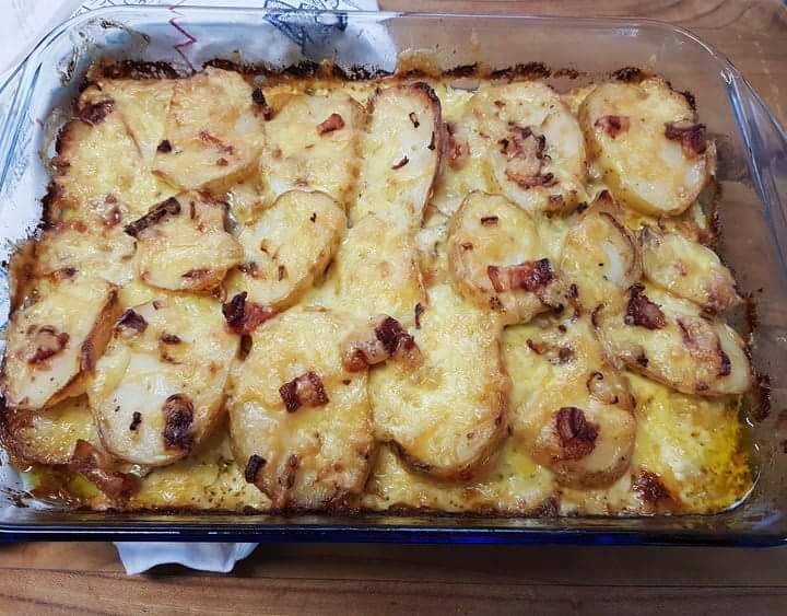 potato and bacon bake