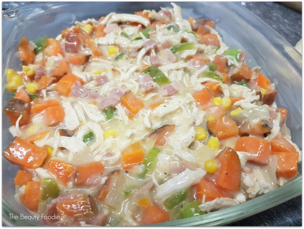 Chicken Pie with Herby Cobbler Topping