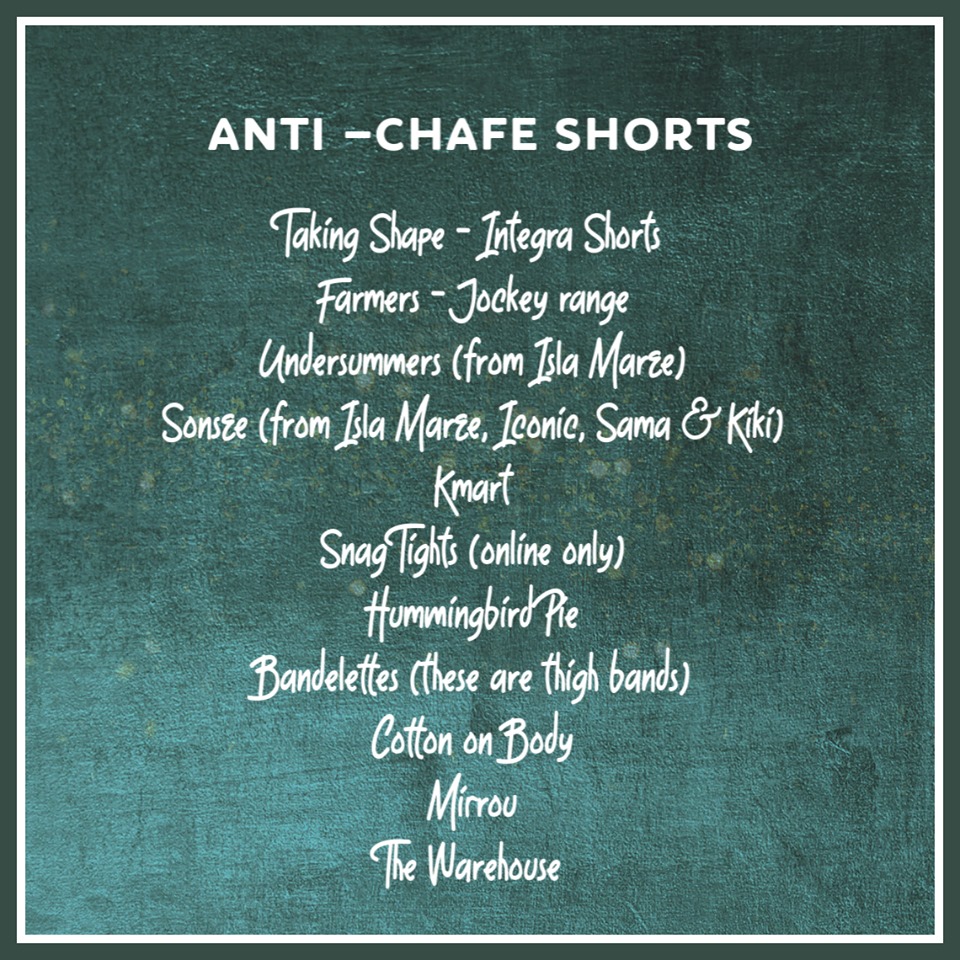 anti-chafing shorts