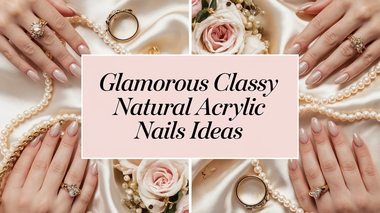 95 Glamorous Classy Natural Acrylic Nails Ideas