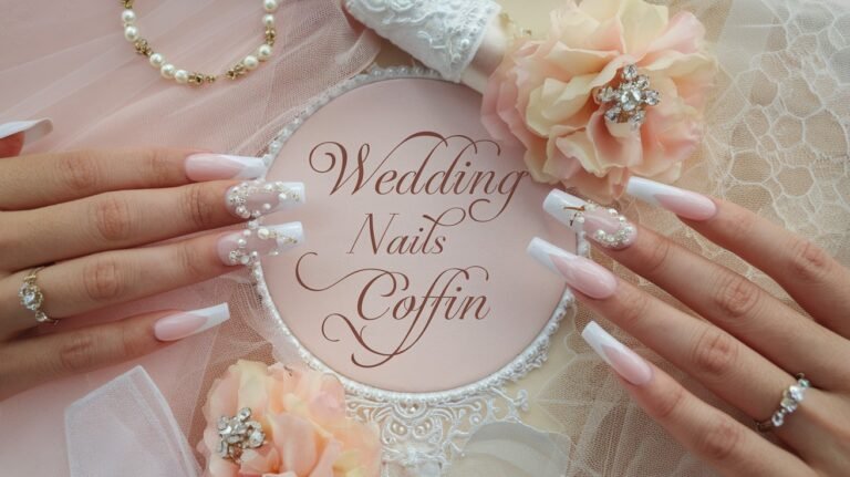 Wedding Nails Coffin