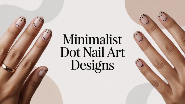 25 Must-Try Minimalist Dot Nail Art Designs