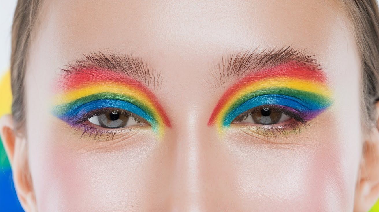 Easy Rainbow Eyeshadow