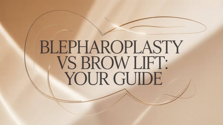 Blepharoplasty vs Brow Lift