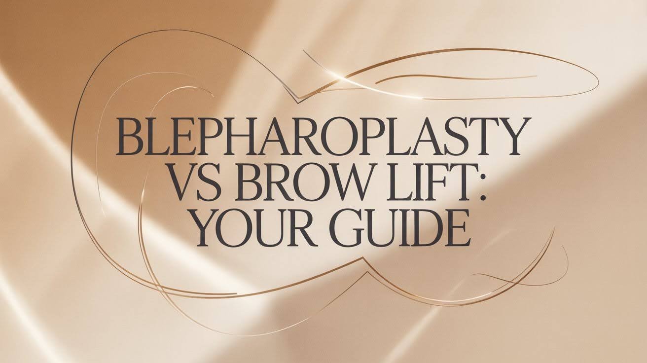 Blepharoplasty vs Brow Lift
