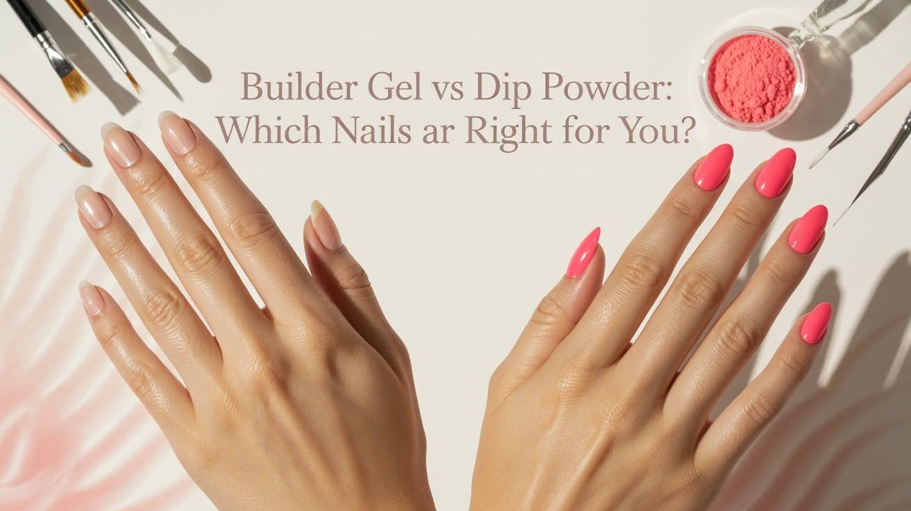 Builder Gel vs Dip Powder