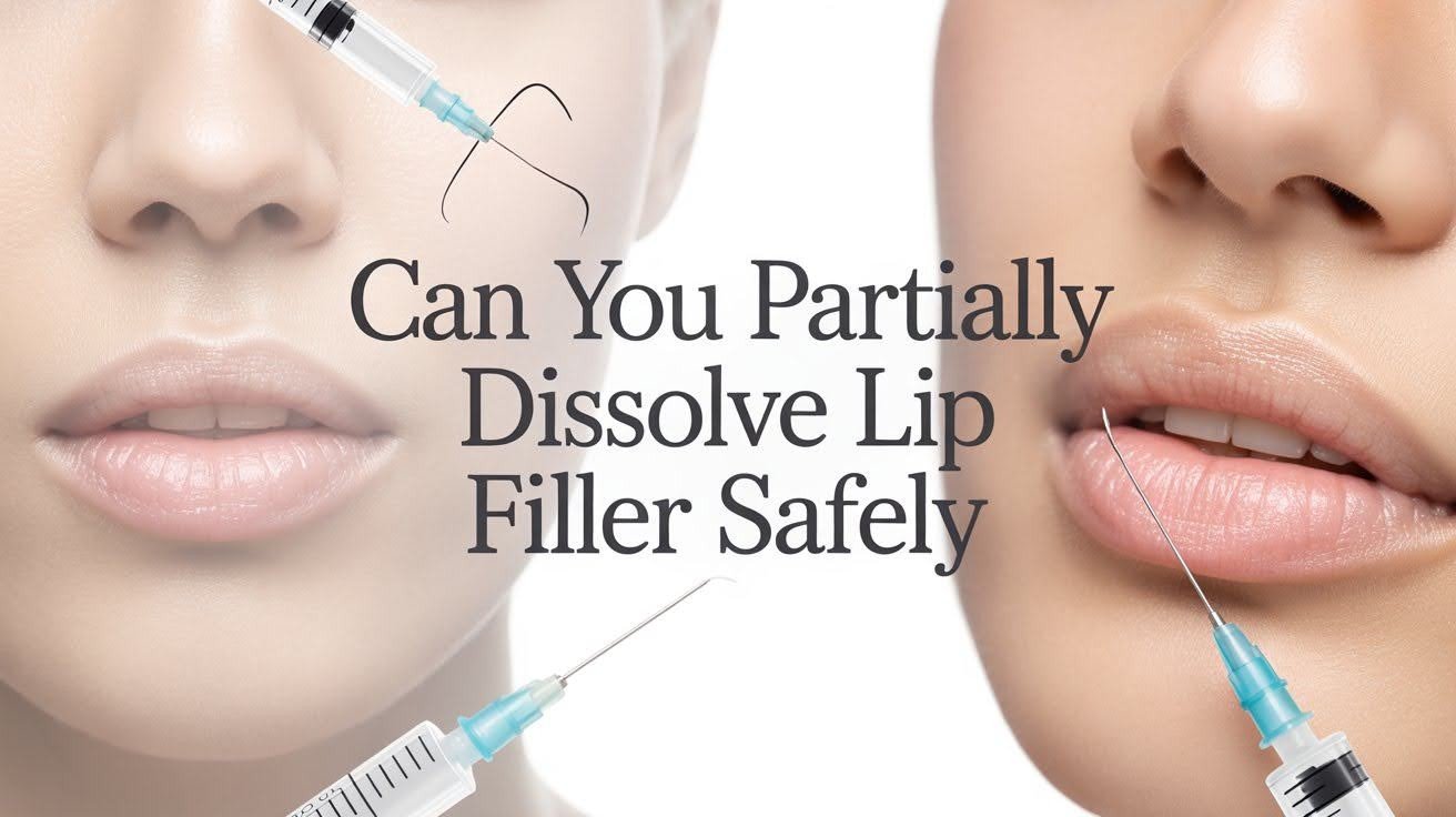 Can You Partially Dissolve Lip Filler Safely