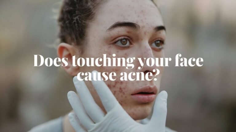 Does Touching Your Face Cause Acne