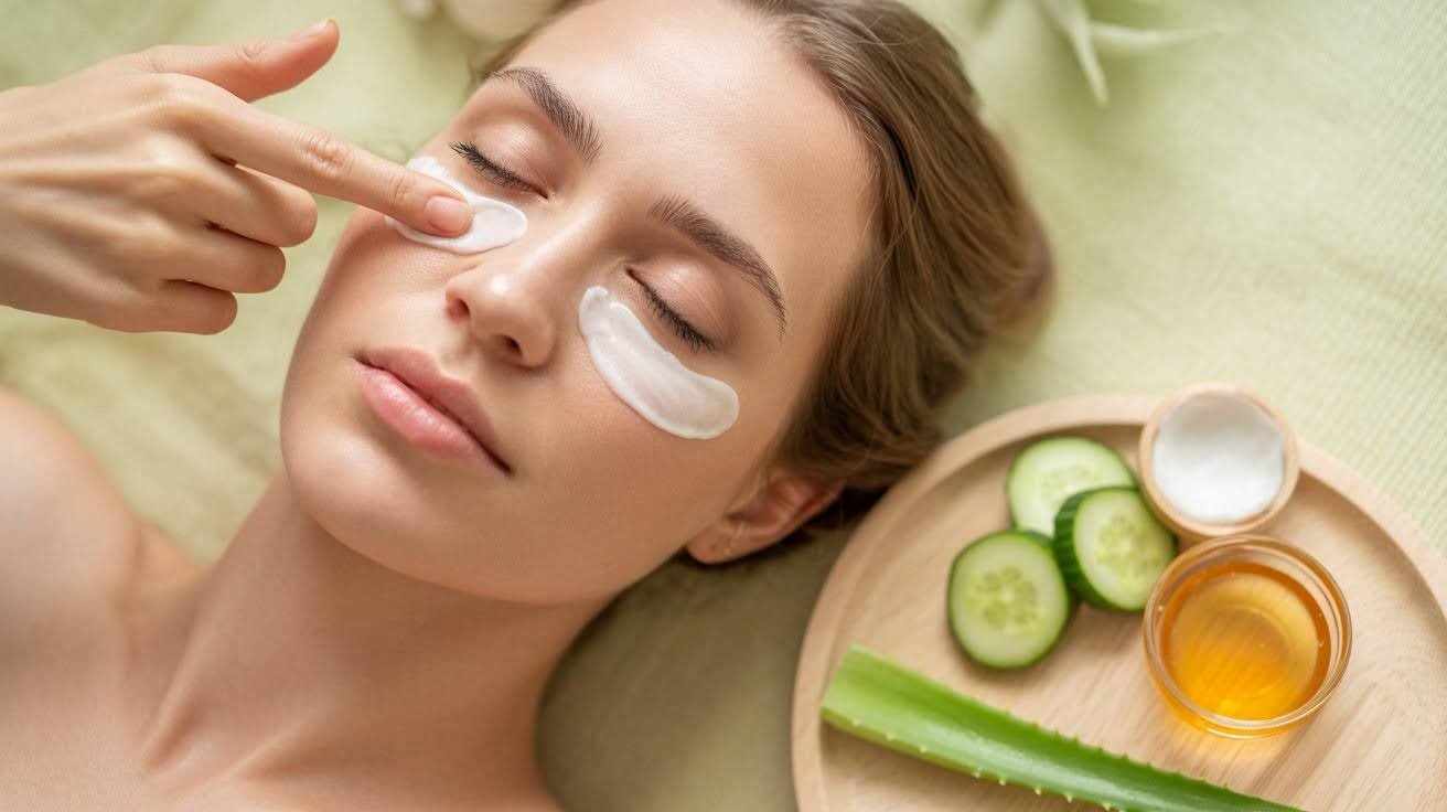 How to Apply a DIY Eye Mask the Right Way