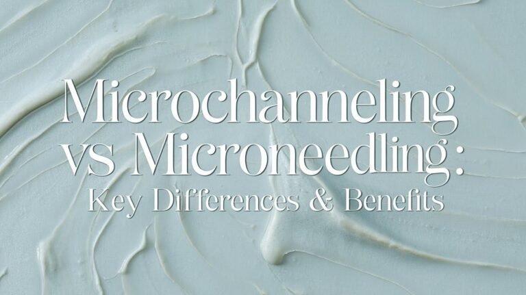 Microchanneling vs Microneedling