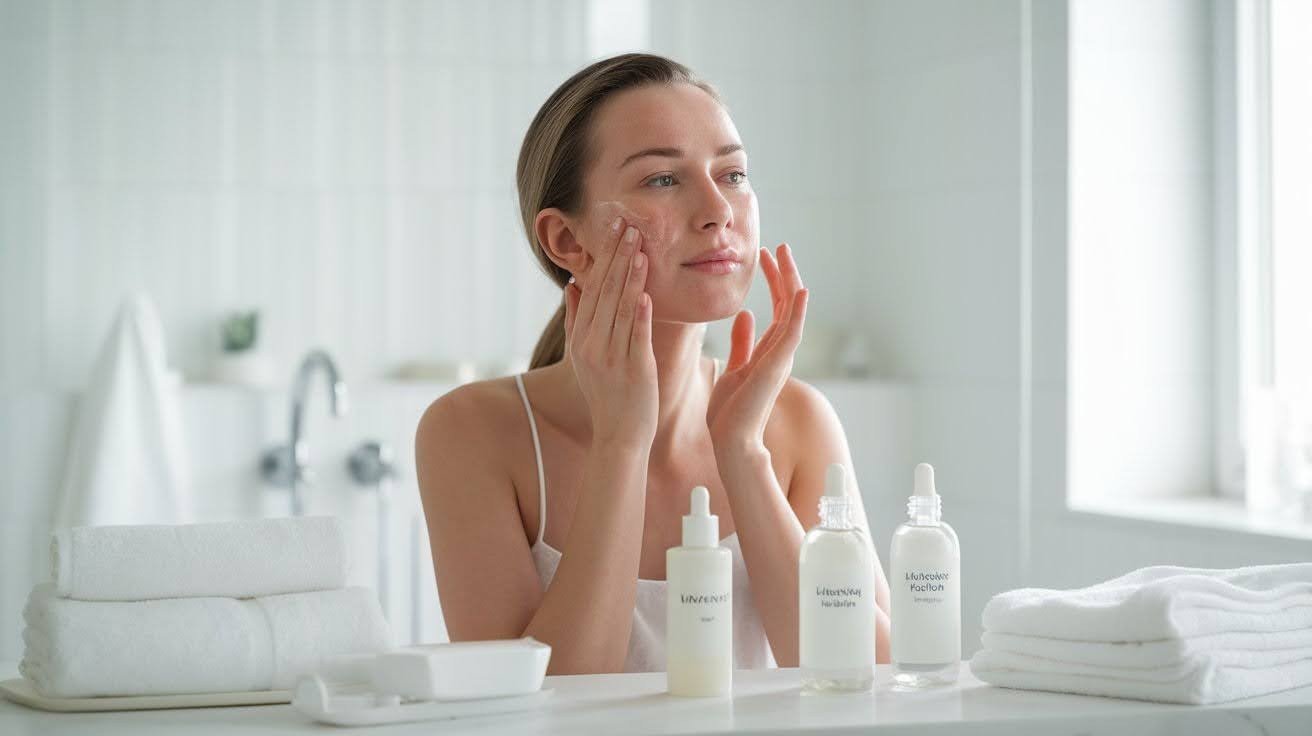 Post-Cleansing Skincare Routine