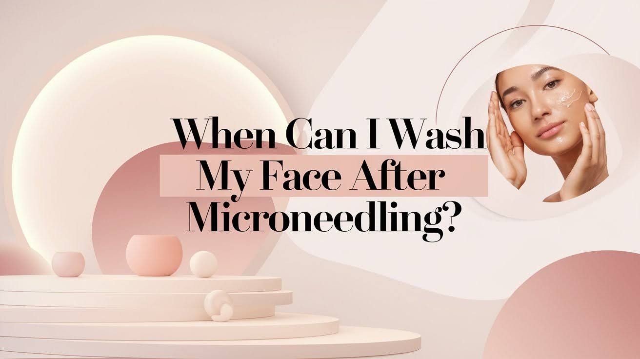 Wash My Face After Microneedling