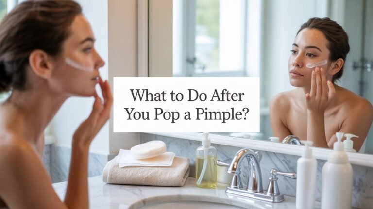 Do After You Pop a Pimple