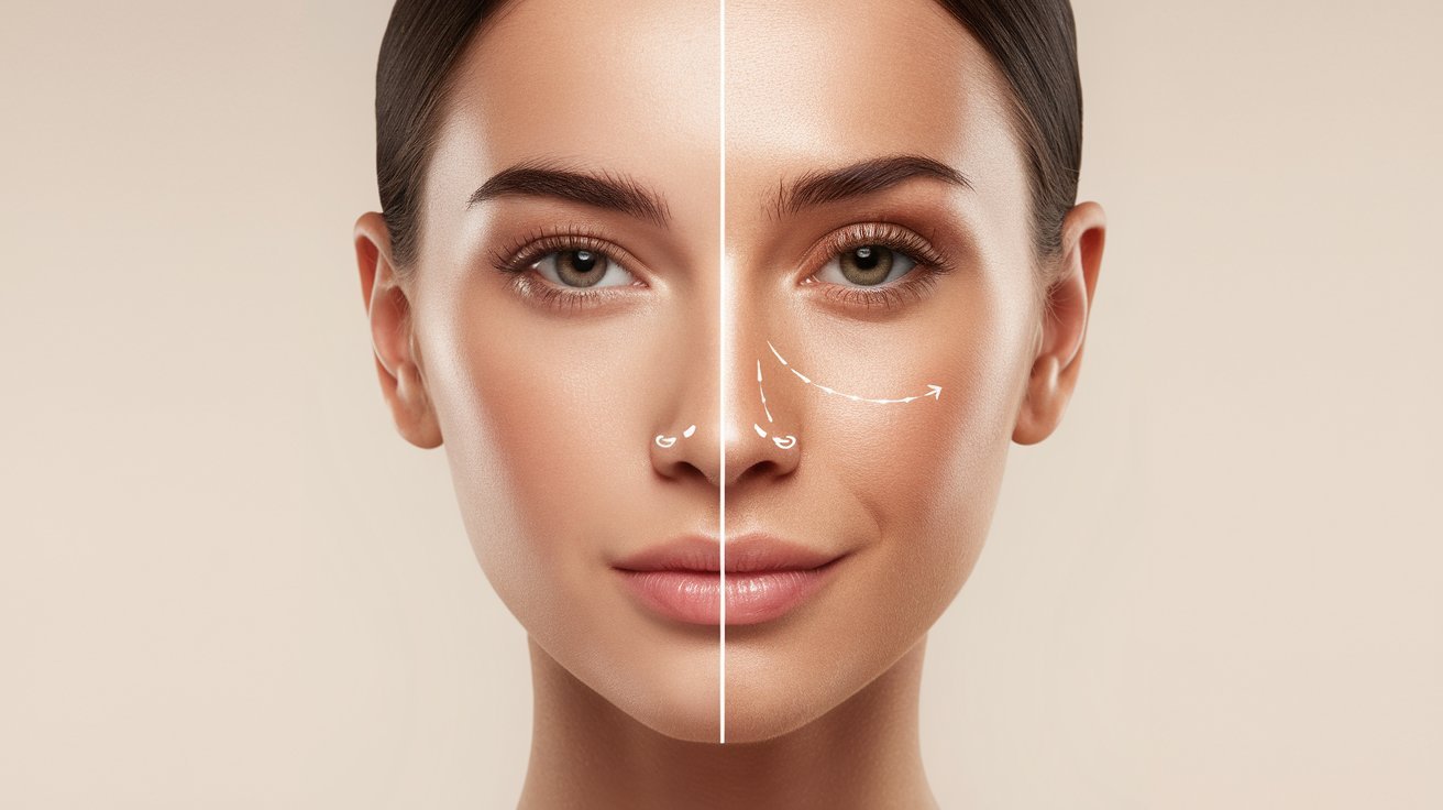 Creating the Illusion of a Slimmer Nose