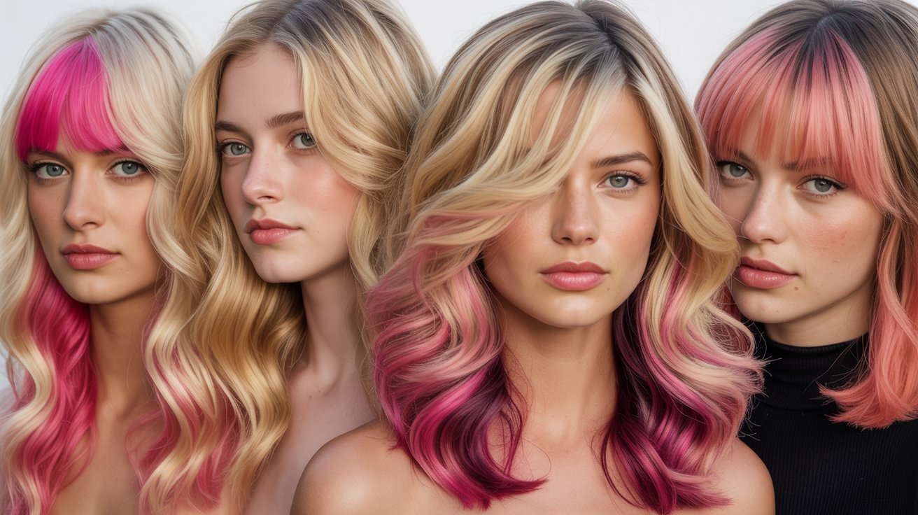 Trendy Placement Ideas for Pink Highlights
