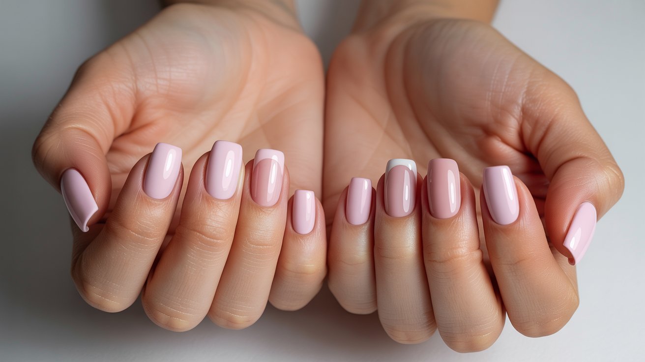 Simple & Minimalist Light Pink Nail Ideas
