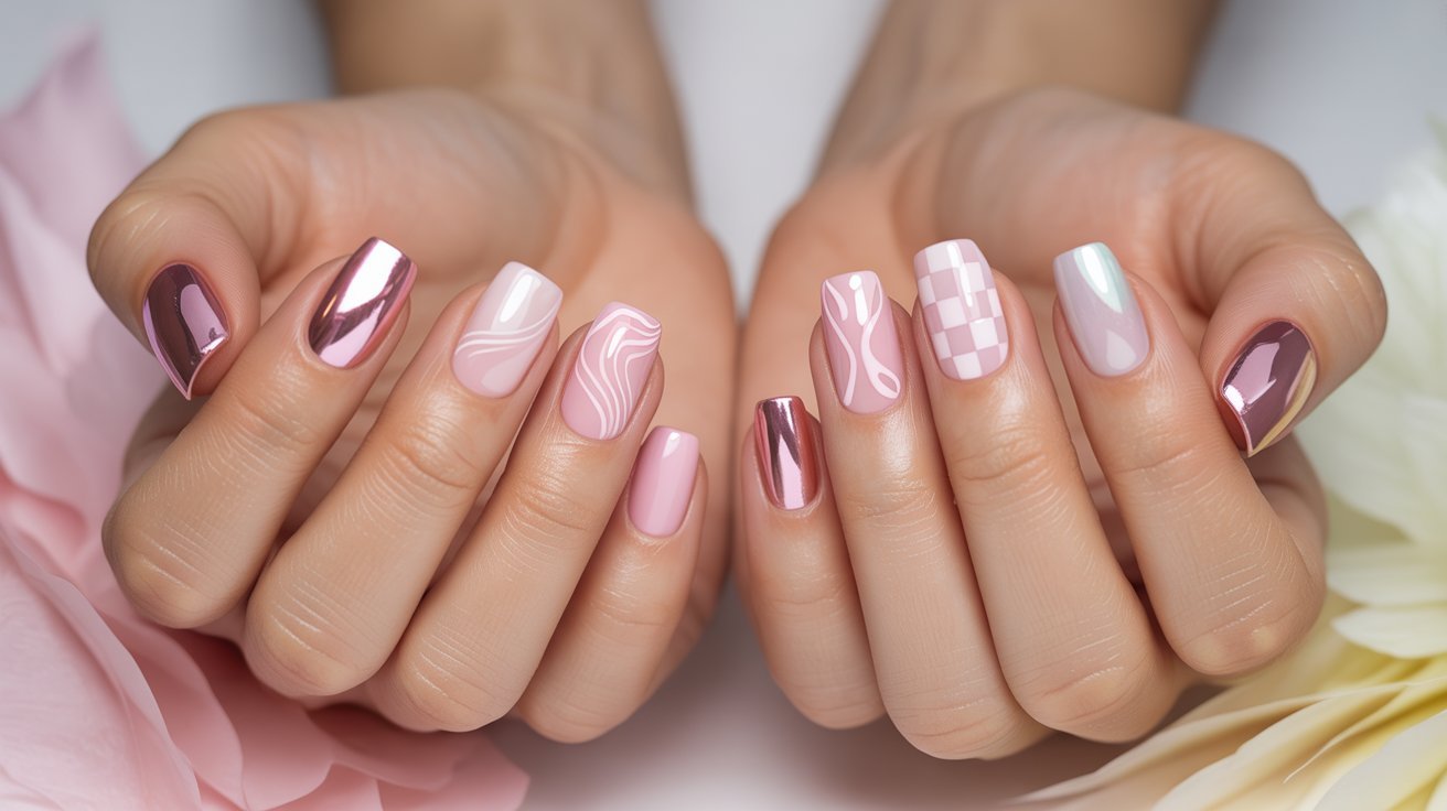 Glamorous & Elegant Light Pink Nail Designs