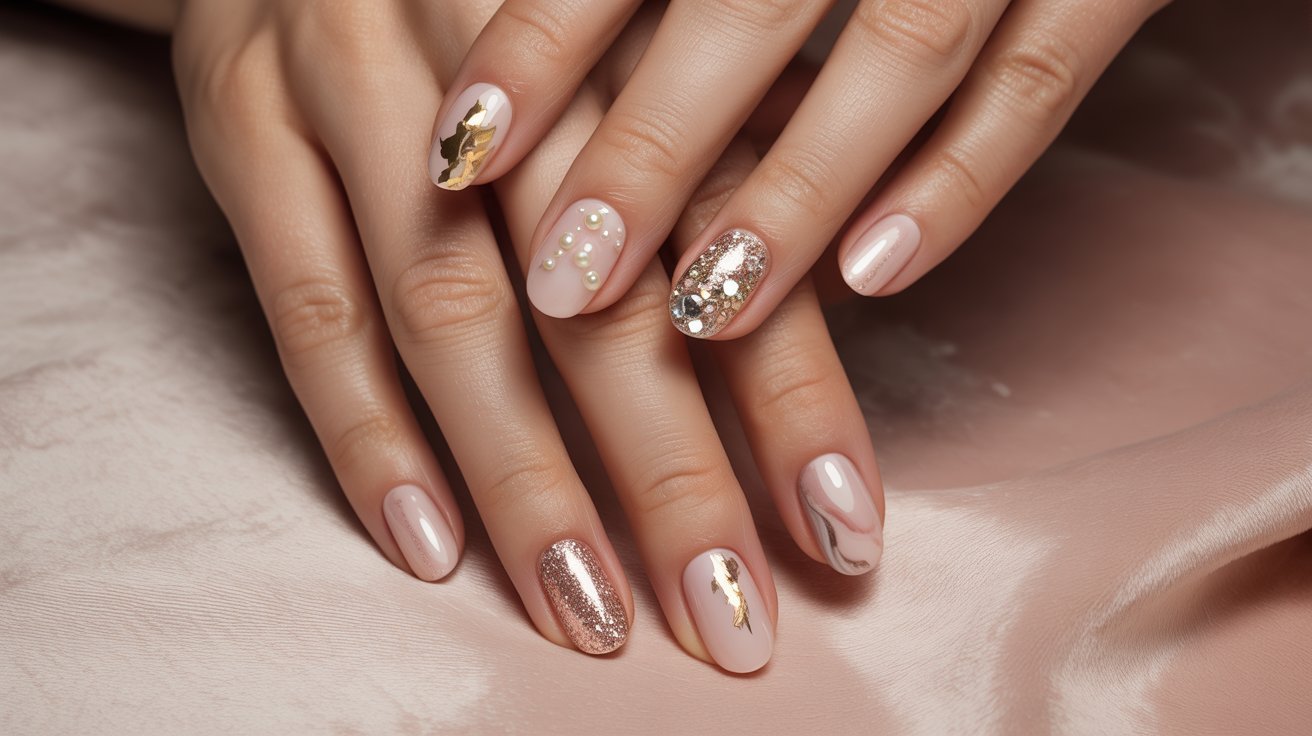 Cute & Playful Light Pink Nail Art