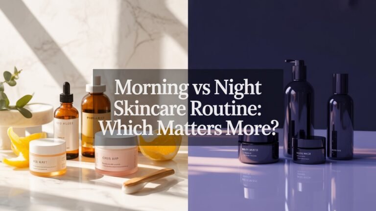 Morning vs Night Skincare Routine