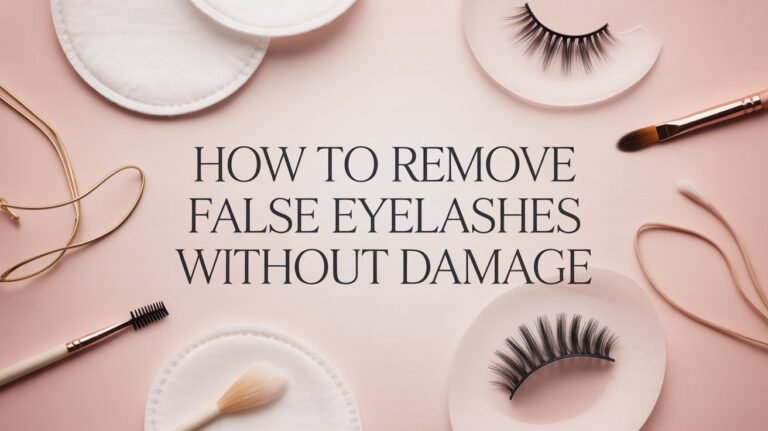 Remove False Eyelashes Without Damage