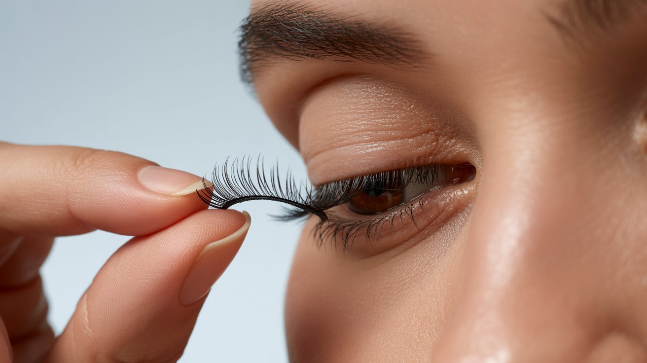 Gently Peel Off the Lashes