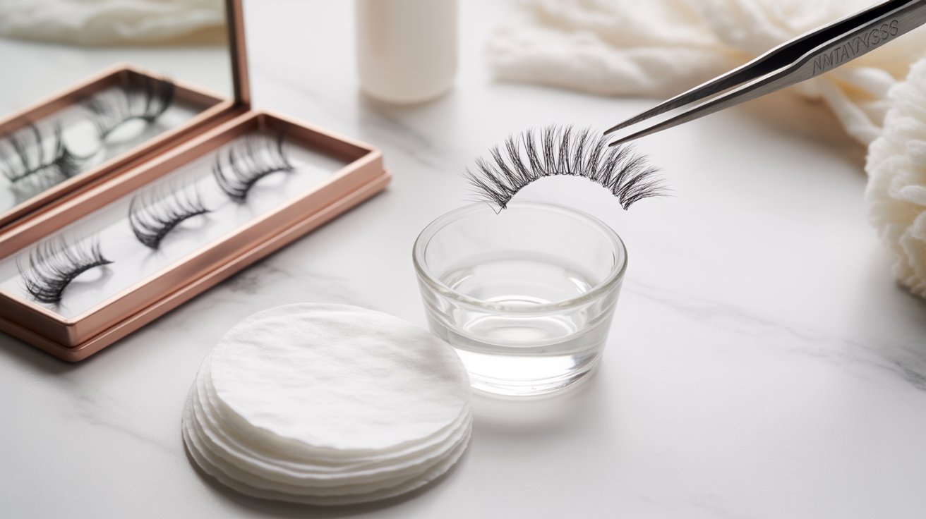 Clean and Store Reusable Lashes
