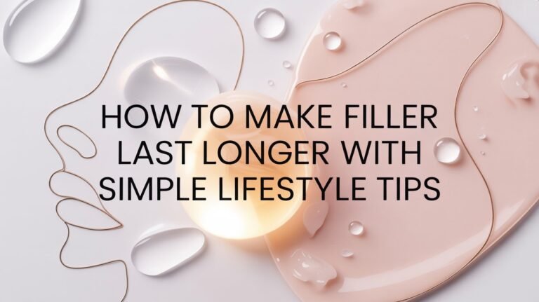 Filler Last Longer With Simple Lifestyle Tips