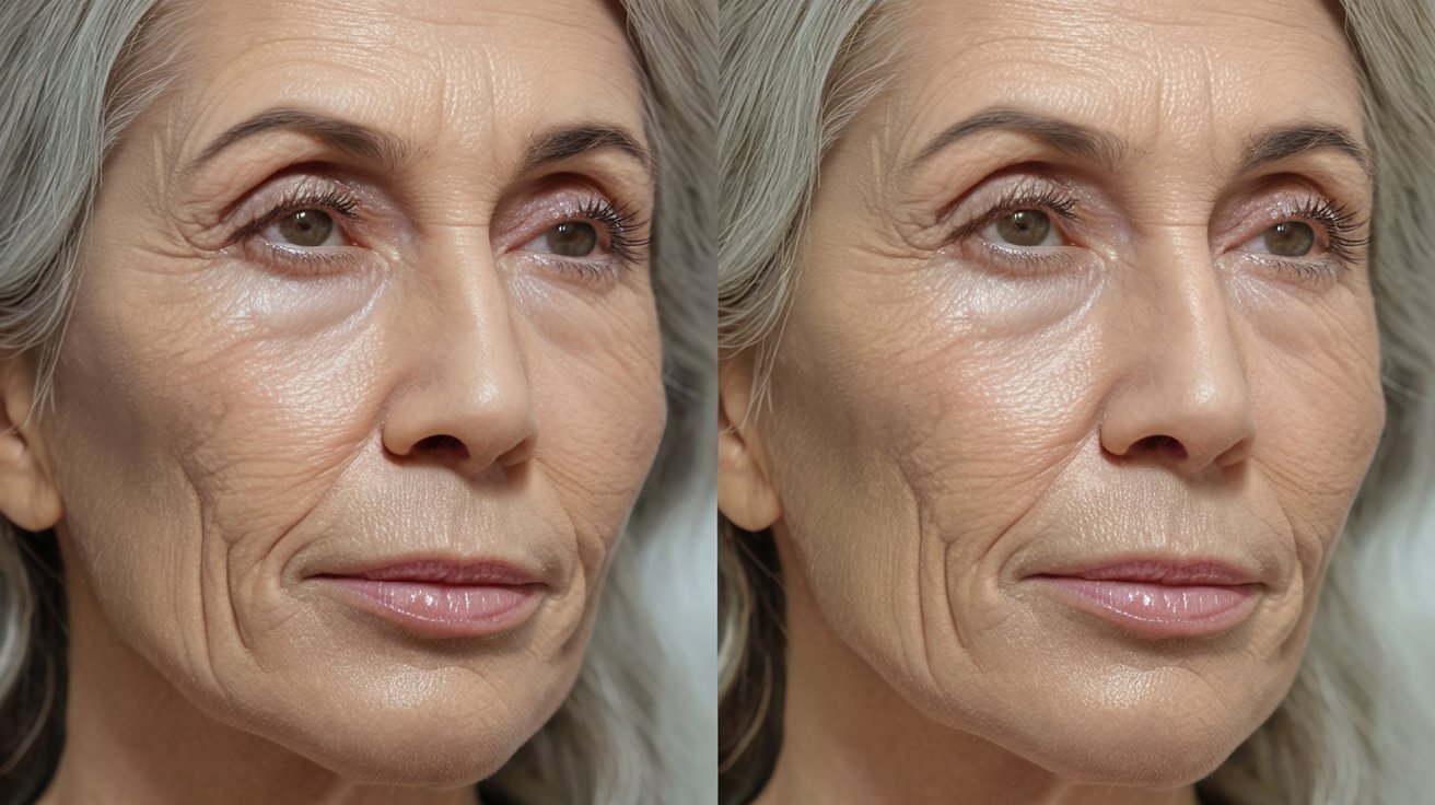 You Have Age-Related Volume Loss or Flat Cheeks