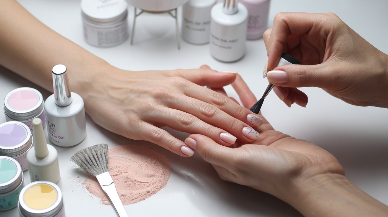 How a Dip Powder Nail Fill Works