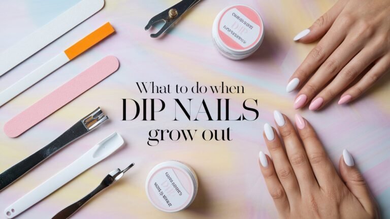 Do When Dip Nails Grow Out