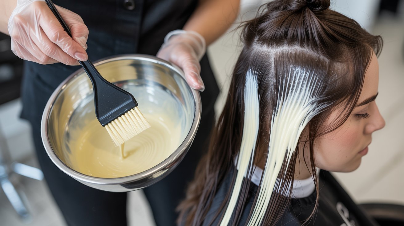 Using 30 Volume Developer