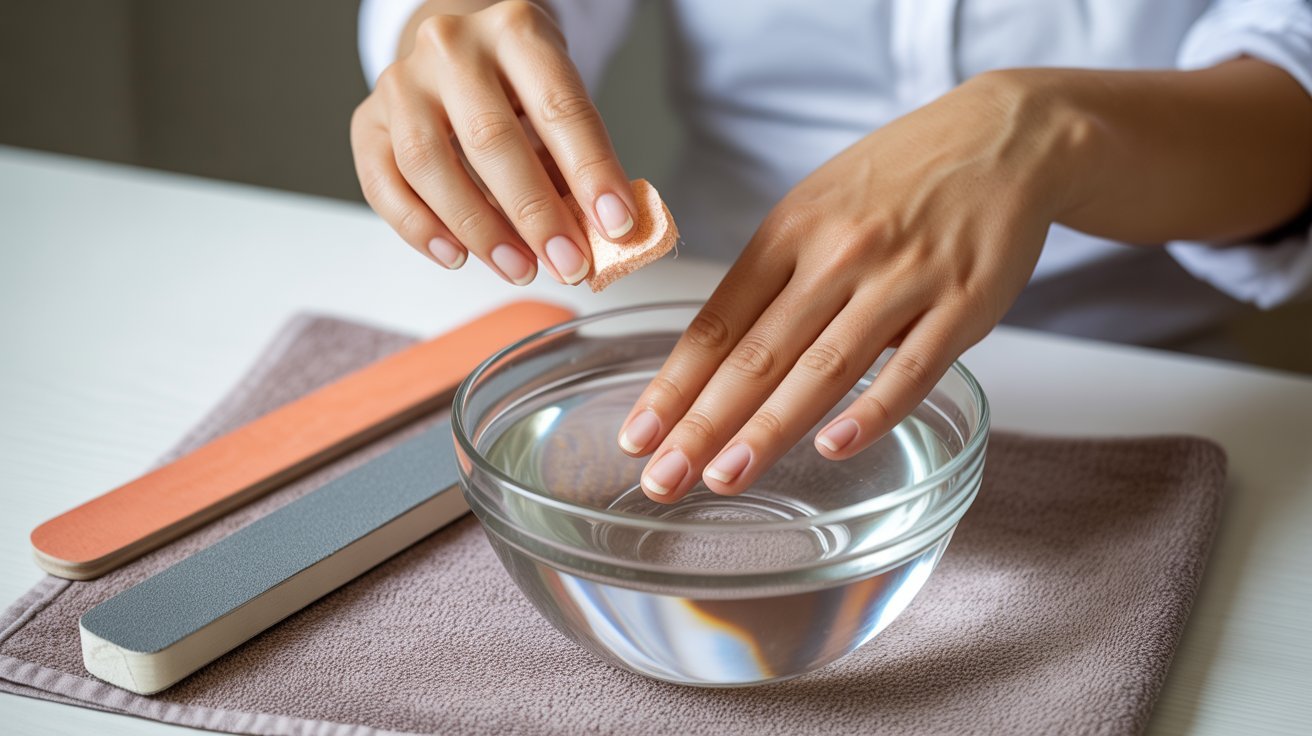 Filing and Acetone Soak
