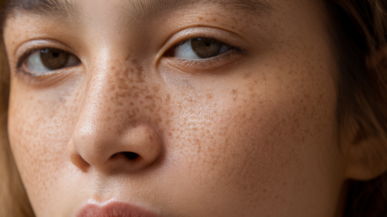 Visible Pores and Textured Finish