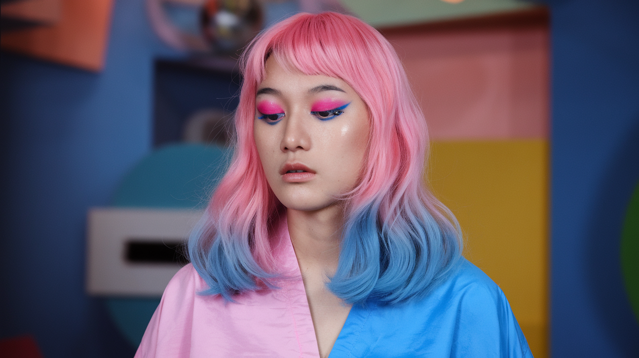 Coordinated Eye Makeup